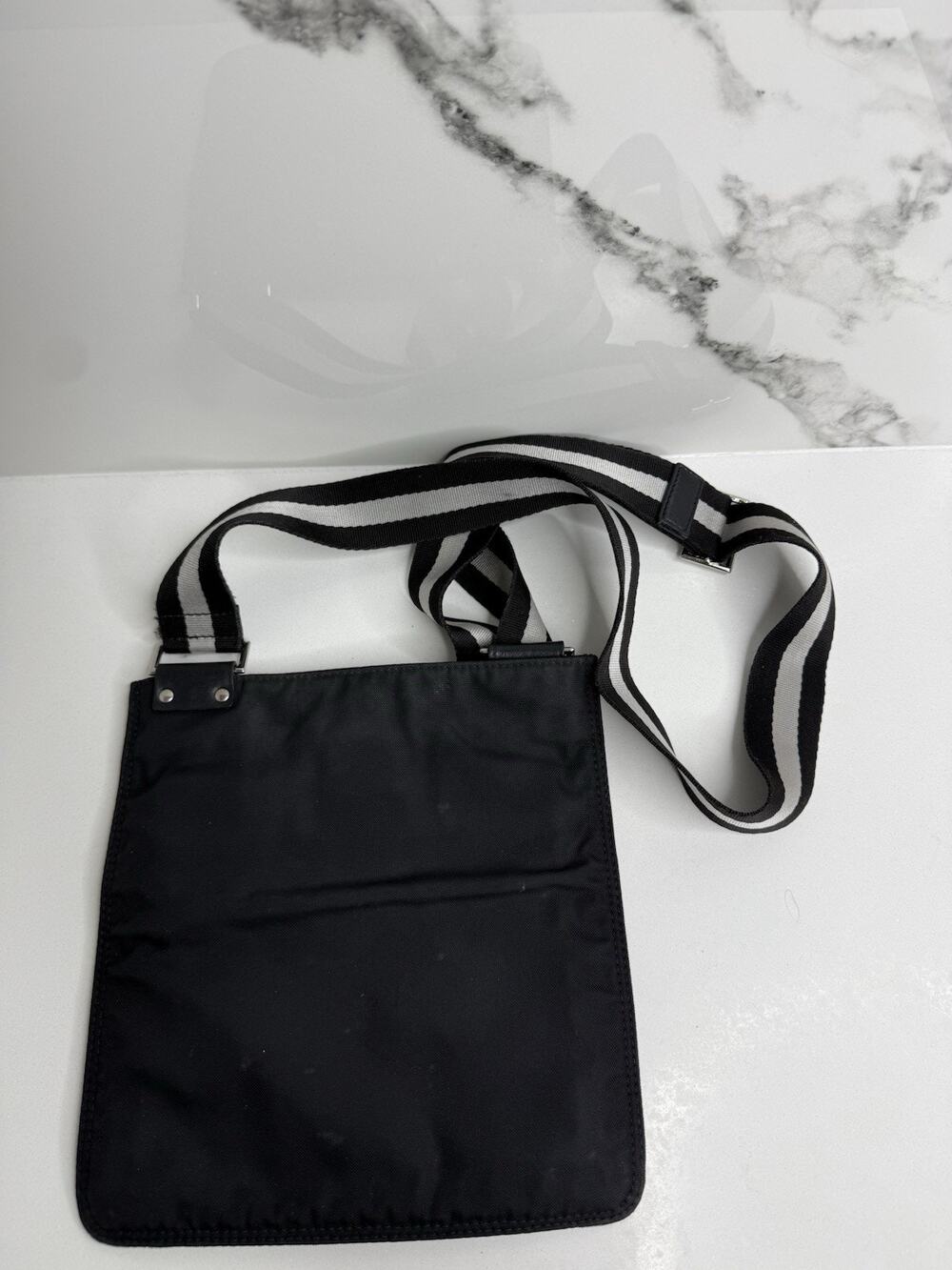 BALLY Bag Shoulder Bag Black TAISTEN SM Bally Stripe TRAINSPOTTING